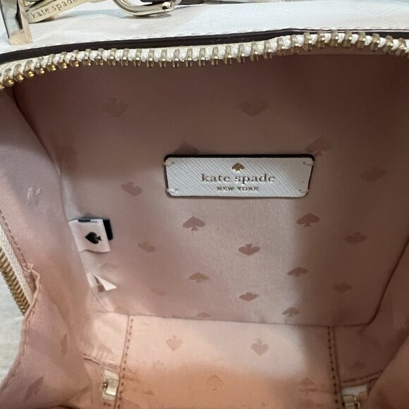 kate spade Women's Daisy Vanity Crossbody White Leather - Picture 6 of 10